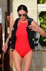 LAUREN SILVERMAN in Swimsuit on the Beach in Barbados 12/16/2016