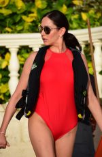 LAUREN SILVERMAN in Swimsuit on the Beach in Barbados 12/16/2016