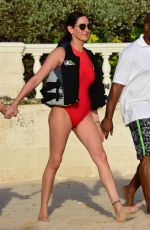 LAUREN SILVERMAN in Swimsuit on the Beach in Barbados 12/16/2016