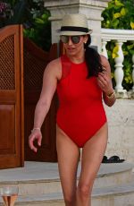 LAUREN SILVERMAN in Swimsuit on the Beach in Barbados 12/16/2016