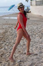 LAUREN SILVERMAN in Swimsuit on the Beach in Barbados 12/16/2016