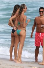 LAUREN STONER in Bikini on the Beach in Miami 12/17/2016