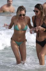 LAUREN STONER in Bikini on the Beach in Miami 12/17/2016