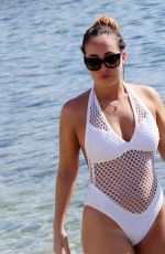 LAURYN GOODMAN in Swimsuit on the Beach in Mykonos 12/06/2016