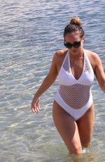LAURYN GOODMAN in Swimsuit on the Beach in Mykonos 12/06/2016