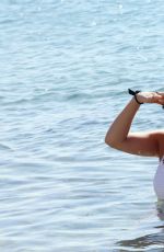 LAURYN GOODMAN in Swimsuit on the Beach in Mykonos 12/06/2016