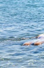 LAURYN GOODMAN in Swimsuit on the Beach in Mykonos 12/06/2016