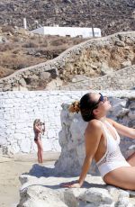LAURYN GOODMAN in Swimsuit on the Beach in Mykonos 12/06/2016