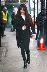 LEA MICHELE Arrives at Her Hotel in New York 12/15/2016