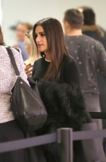 LEA MICHELE at LAX Airport in Los Angeles 12/02/2016