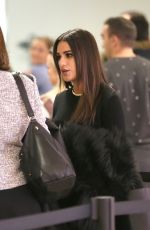 LEA MICHELE at LAX Airport in Los Angeles 12/02/2016