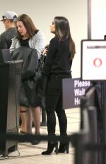 LEA MICHELE at LAX Airport in Los Angeles 12/02/2016