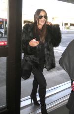 LEA MICHELE at LAX Airport in Los Angeles 12/02/2016