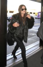 LEA MICHELE at LAX Airport in Los Angeles 12/02/2016