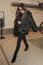 LEA MICHELE at LAX Airport in Los Angeles 12/02/2016