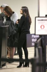 LEA MICHELE at LAX Airport in Los Angeles 12/02/2016