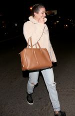 LEA MICHELE Night Out in West Hollywood 11/29/2016