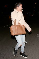 LEA MICHELE Night Out in West Hollywood 11/29/2016