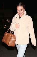 LEA MICHELE Night Out in West Hollywood 11/29/2016