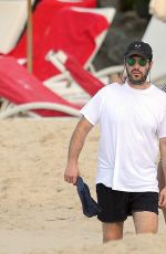 LEELEE SOBIESKI in Swimsuit on the Beach on St. Barts 12/30/2016