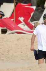 LEELEE SOBIESKI in Swimsuit on the Beach on St. Barts 12/30/2016