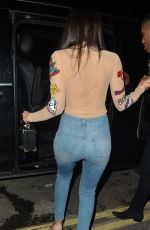 LEIGH-ANNE PINNOCK Leaves Tape Nightclub in London 12/12/2016
