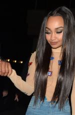 LEIGH-ANNE PINNOCK Leaves Tape Nightclub in London 12/12/2016