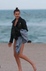 LEXI WOOD in Bikini on the Set of a Photoshoot in Miami 12/09/2016