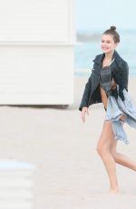 LEXI WOOD in Bikini on the Set of a Photoshoot in Miami 12/09/2016