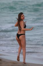 LEXI WOOD in Bikini on the Set of a Photoshoot in Miami 12/09/2016