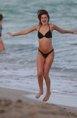 LEXI WOOD in Bikini on the Set of a Photoshoot in Miami 12/09/2016