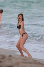 LEXI WOOD in Bikini on the Set of a Photoshoot in Miami 12/09/2016