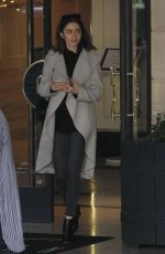 LILY COLLINS Arrives at London Hotel in West Hollywood 12/13/2016