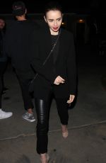 LILY COLLINS at Jennifer Klein