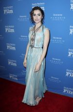 LILY COLLINS at SBI Film Festival for Excellence in Film at Bavaria Resort Spa in Goleta 12/01/2016