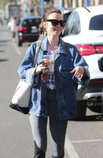 LILY COLLINS Leaves a Gym in West Hollywood 12/03/2016