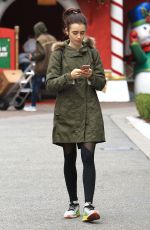 LILY COLLINS Shopping at The Grove in Los Angeles 12/09/2016