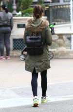 LILY COLLINS Shopping at The Grove in Los Angeles 12/09/2016