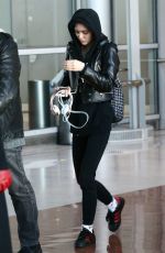 LILY-ROSE DEPP at Charles De Gaulle Airport in Paris 11/30/2016