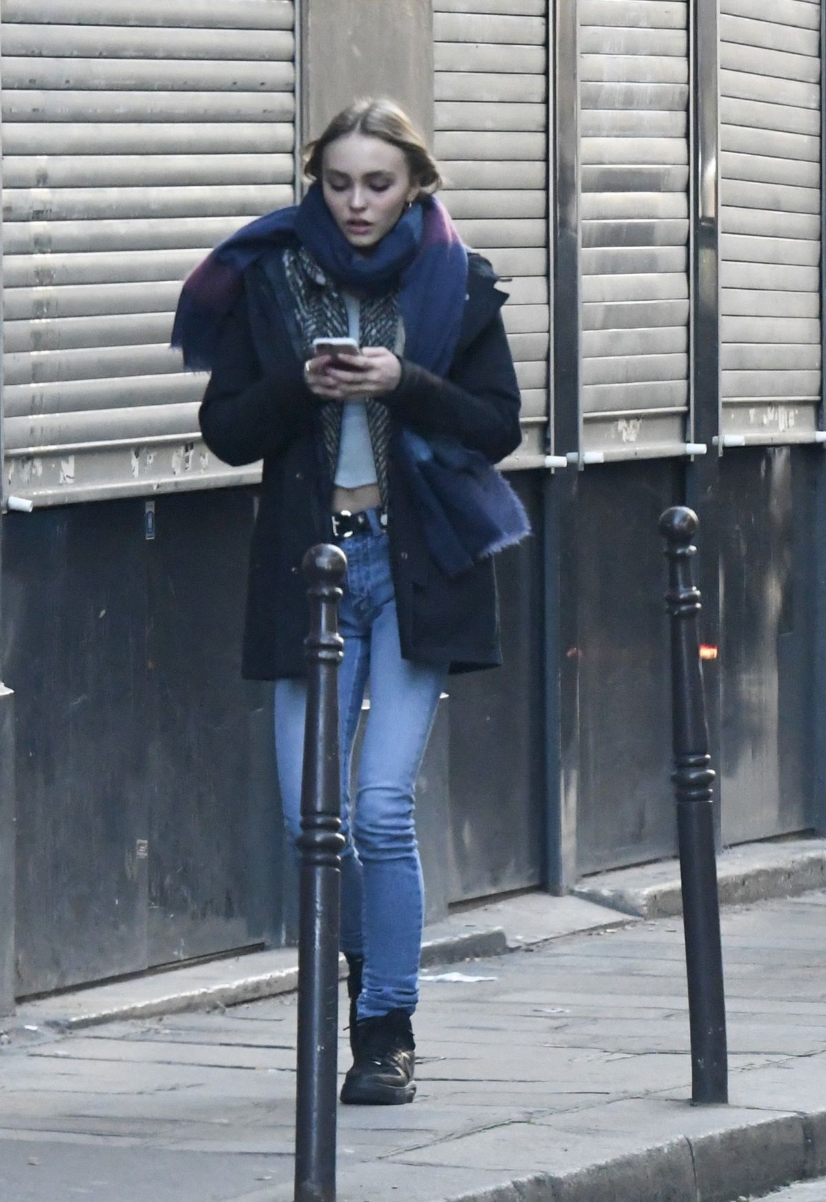 LILY-ROSE DEPP Out and About in Paris 12/04/2016 – HawtCelebs