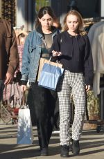 LILY-ROSE DEPP Out Shopping in Los Angeles 12/17/2016