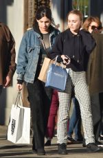 LILY-ROSE DEPP Out Shopping in Los Angeles 12/17/2016