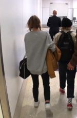 LILY-ROSE DEPP with No Make-up at LAX Airport 12/18/2016