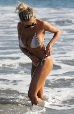 LINDSEY PELAS in Bikini at a Beach in Los Angeles 09/15/2016