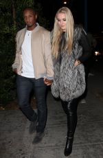 LINDSEY VONN and Kenan SMith at Catch LA in West Hollywood 12/17/2016