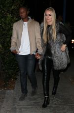LINDSEY VONN at Delilah Club in West Hollywood 12/18/2016