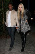 LINDSEY VONN at Delilah Club in West Hollywood 12/18/2016