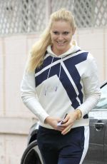 LINDSEY VONN Out and About in Beverly Hills 12/21/2016