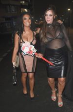 LISA APPLETON and CHRISSIE WUNNA Night Out in Manchester 12/19/2016