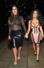 LISA APPLETON and CHRISSIE WUNNA Night Out in Manchester 12/19/2016